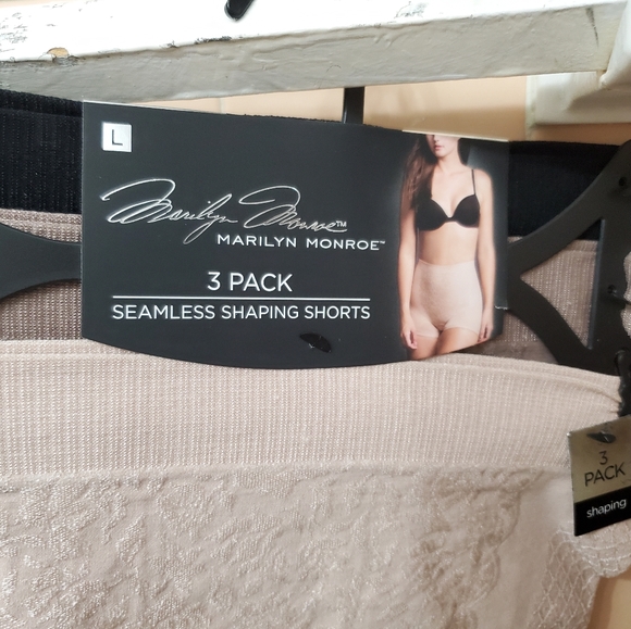 NWT MARILYN MONROE 3PK Seamless Shaping Shorts; S, M, L, & XL Size;$35 each - Picture 4 of 14